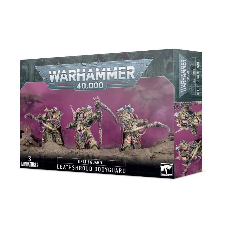 Deathshroud bodyguard, death guard, warhammer 40k, games workshop, model 43-50
